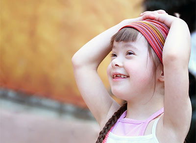 Young Girl with Down Syndrome